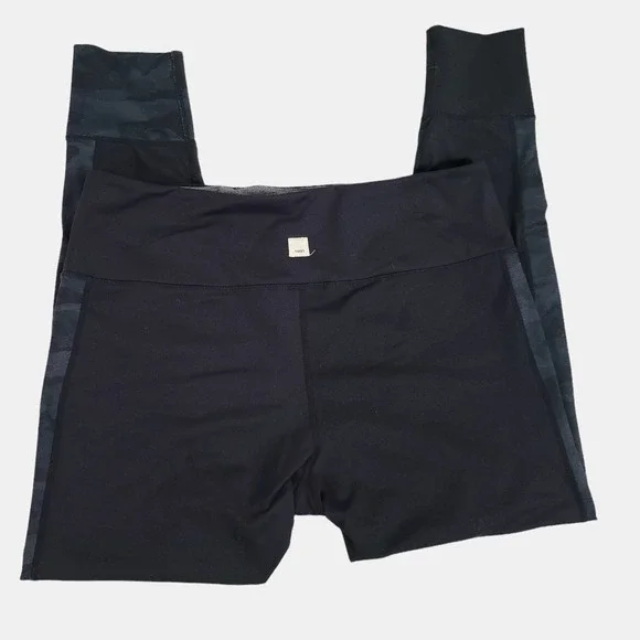 Vuori Asymmetric Block Leggings Black Camo Contrast XLarge - Picture 7 of 12